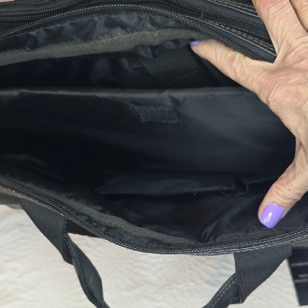 Wilsons Leather Black Laptop‎ Bag